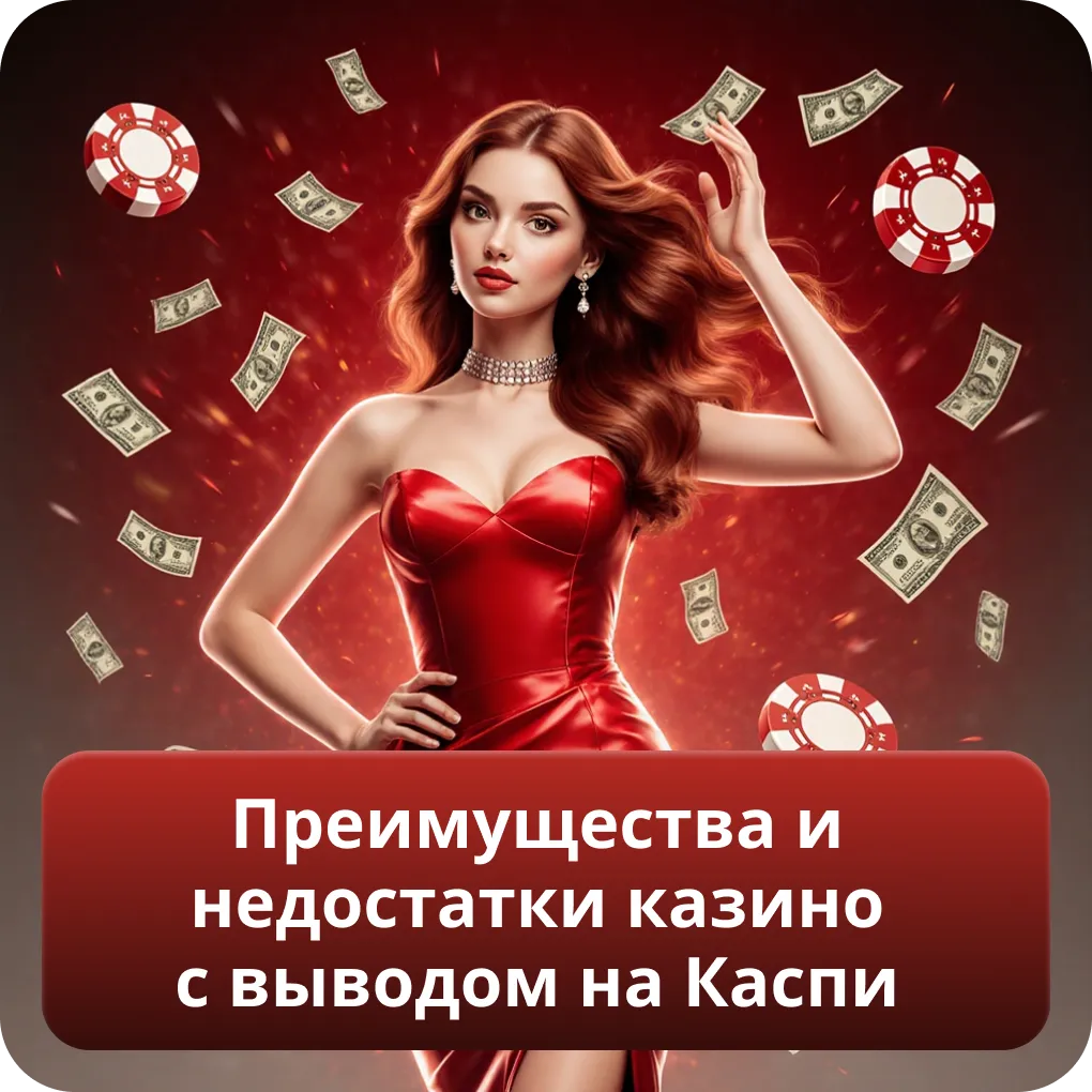 Преимущества и недостатки казино с выводом на Каспи